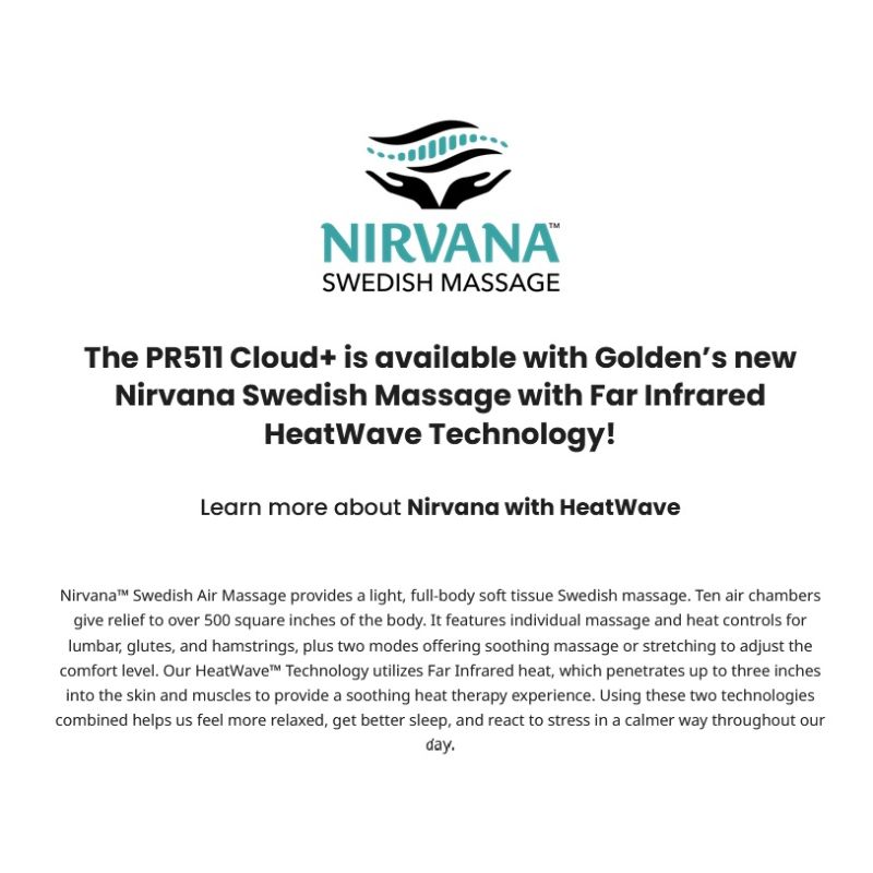 Nirvana Swedish Air Massage with HeatWave