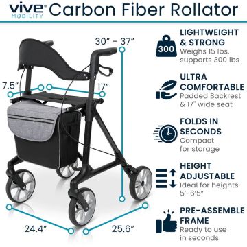 Core Carbon Fiber Rollator 2.0