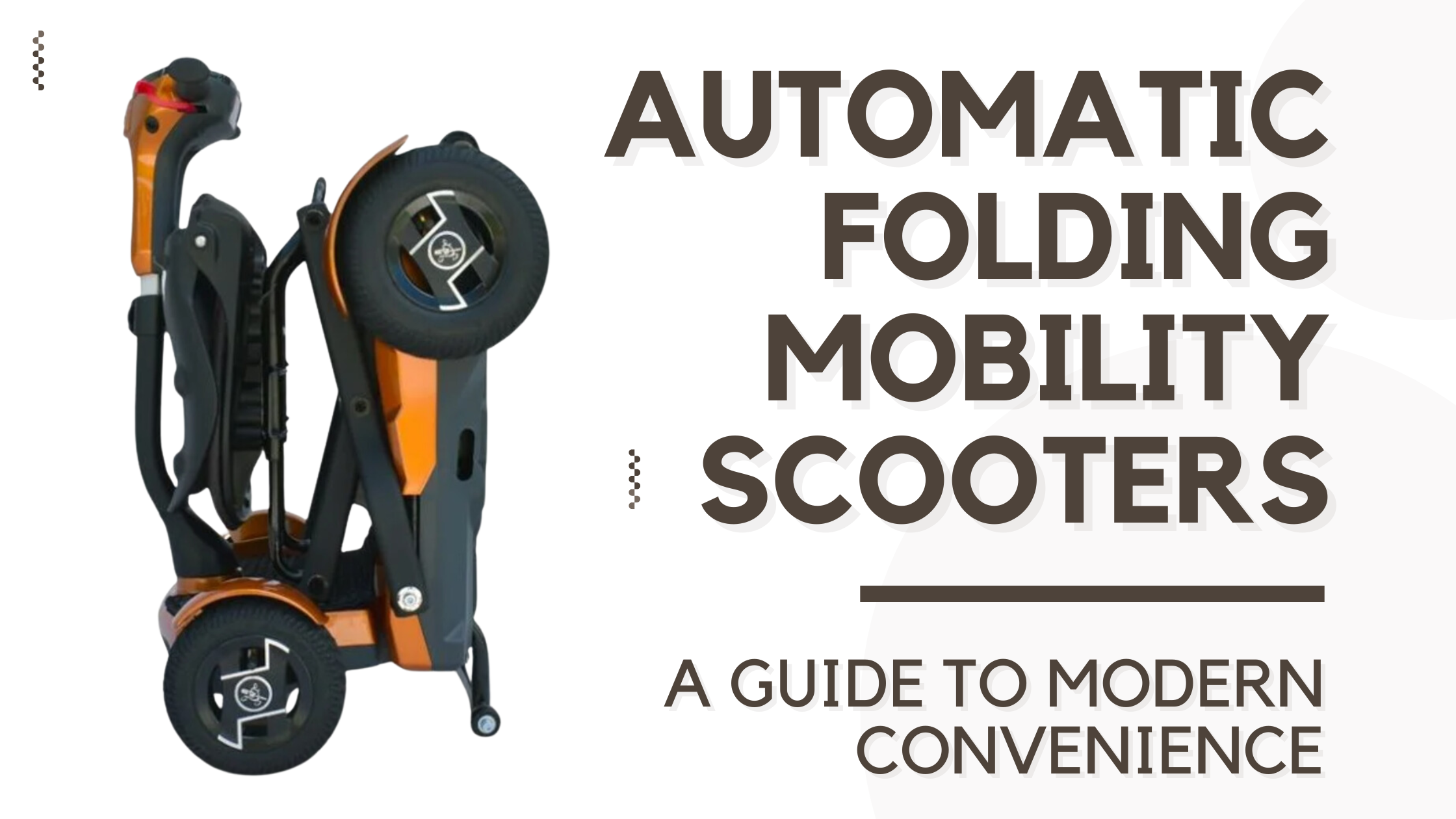 Automatic Folding Mobility Scooter