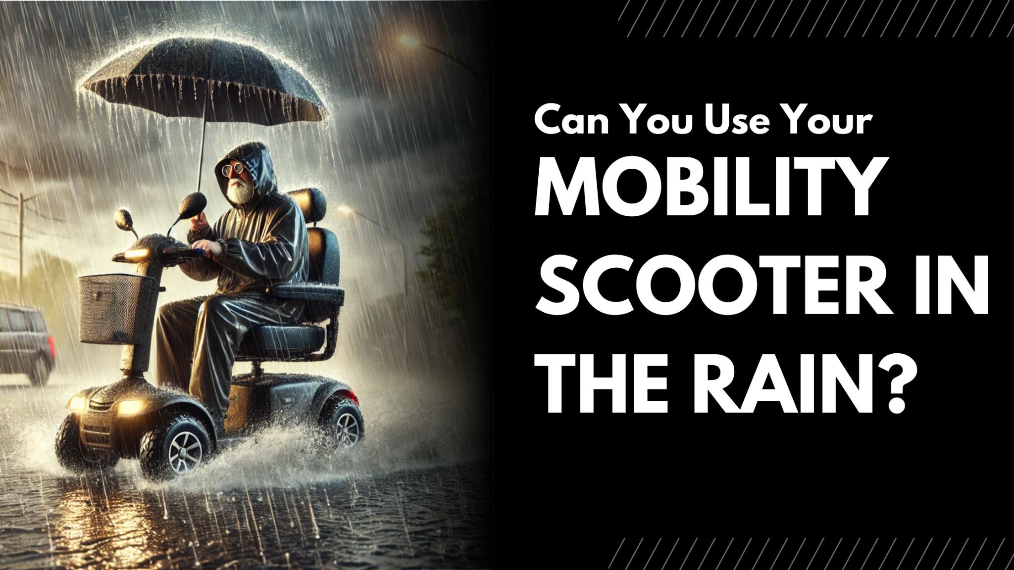 Using Mobility Scooter In Rain
