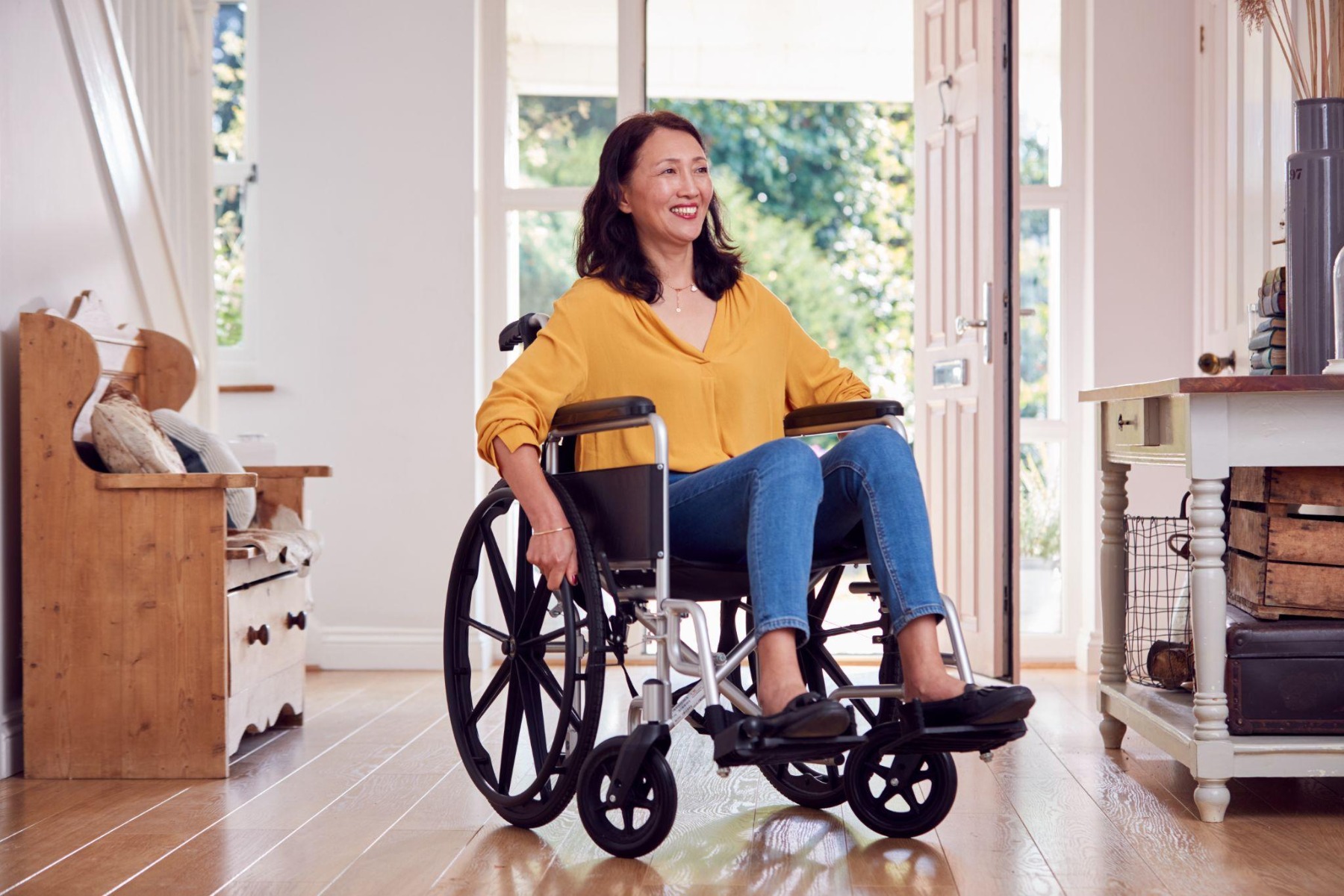 Power Wheelchair Or Manual Wheelchair